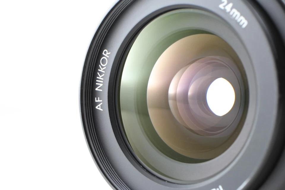 Near MINT w/ Hood Nikon AF Nikkor 24mm f/2.8D Wide Angle Prime Lens From JAPAN - Image 3 of 4