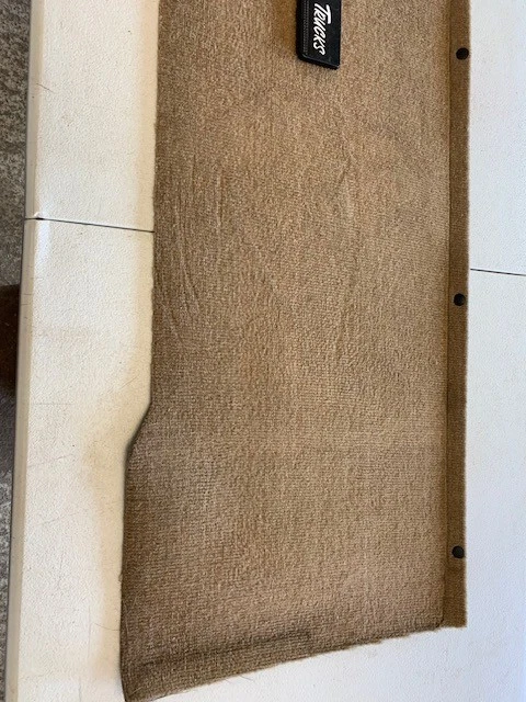 88-98 OBS Chevy/GMC TRUCK rear cab back panel carpet BROWN K1500 C1500 - Image 4 of 4