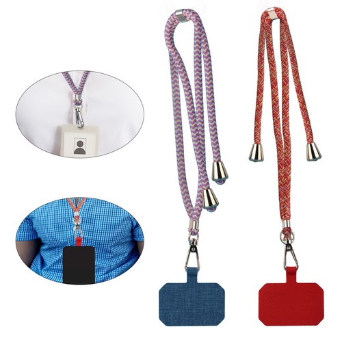 2Pack Universal Phone Lanyard Case Cover Holder Sling Strap Neck Cord For iPhone - Picture 21 of 26