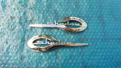 #ad HONDA SHADOW 750 ACE GAS TANK BADGES OEM $20.00