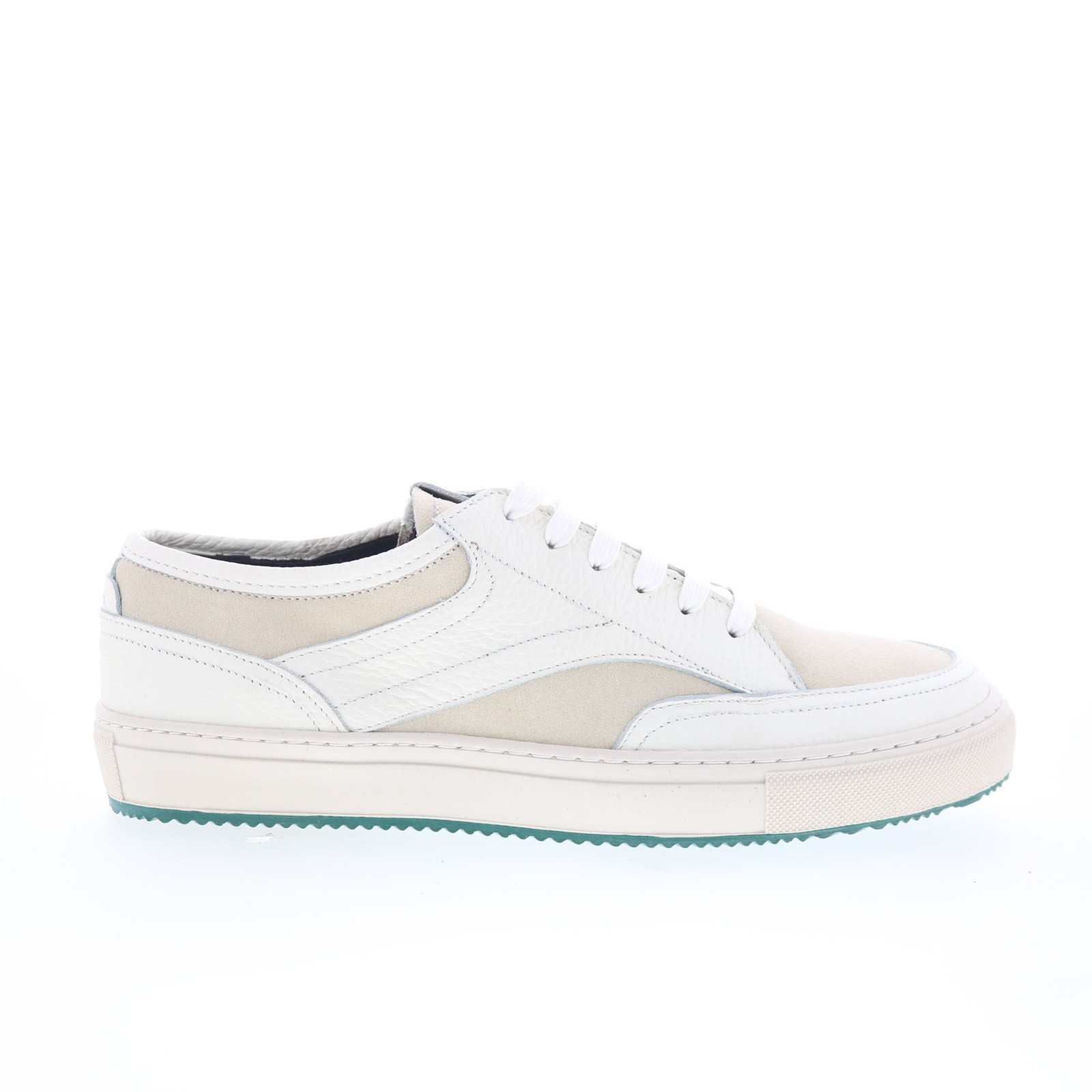 Pastori by Di Bianco Otho Mens White Leather Lifestyle Sneakers Shoes 8.5