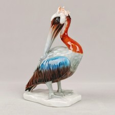 Rosenthal Porzellan Figur "Pelikan" Entwurf Fritz Heidenreich Modellnr.1546