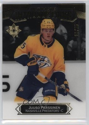 2022 Ultimate Collection Introductions Black 10/25 Juuso Parssinen #UI-66 01ks
