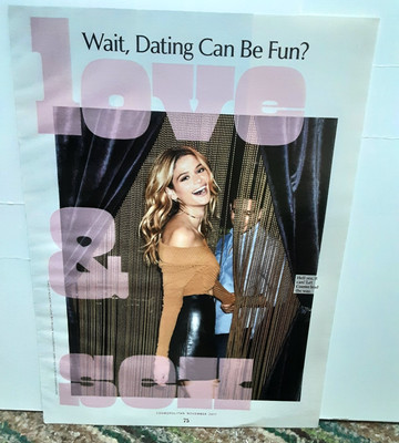2017 Print Ad Sexy Woman Dating Can Be Fun Magazine Advertisement art