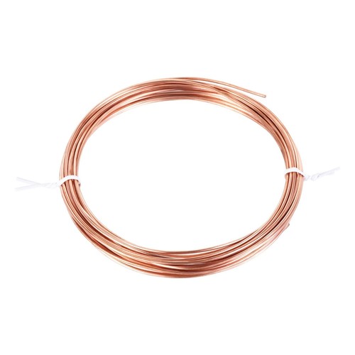 Copper Refrigeration Tubing Coil 1.6mm OD x 0.6mm ID 19.5Ft Long Pipe