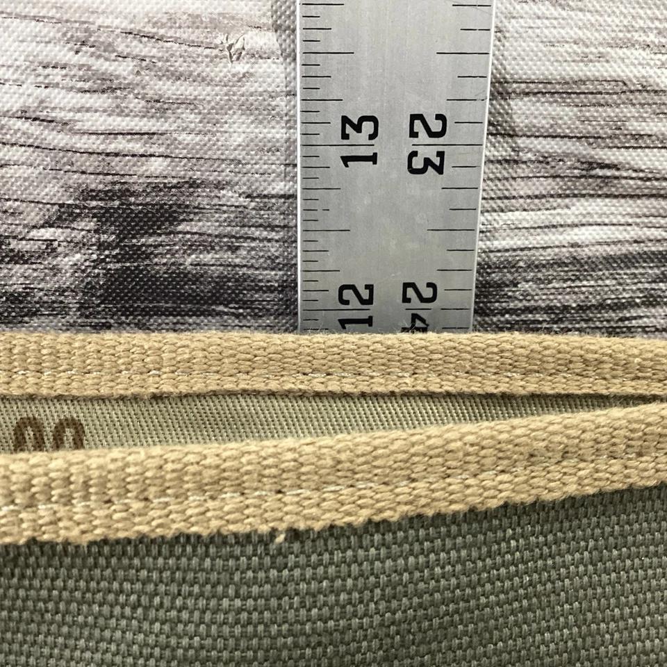 Bolso de Mano King Ranch Saddle Shop de Lona Verde 12X14 Informal Exterior Occidental Foto 3 de 4