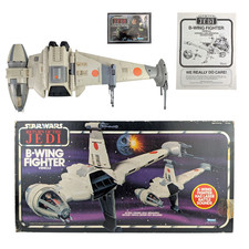 Star Wars Vintage 1984 Kenner B-Wing Fighter Vehicle in Box with Insert Complete