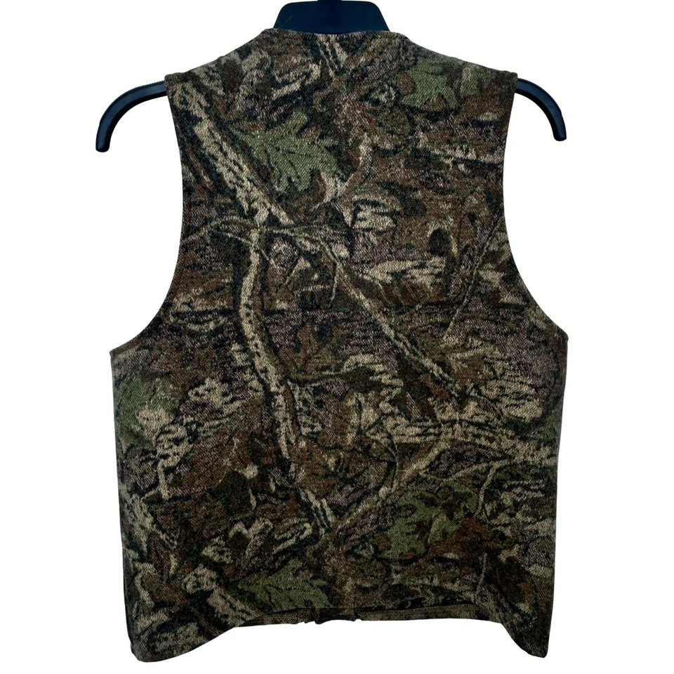 Filson Garment Men's Camo Wool Vest Summit Bank Size 40 NOTES - AC - Image 3 of 4