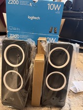 Logitech Z200 10W Multimedia Speakers, Pair - Black