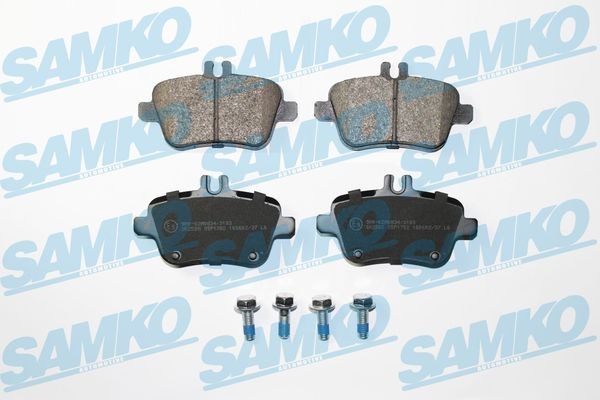 Samko BremsbeläGe Bremsbelagsatz Hinten FüR Mercedes B-Klasse Gla-Klasse W246-image