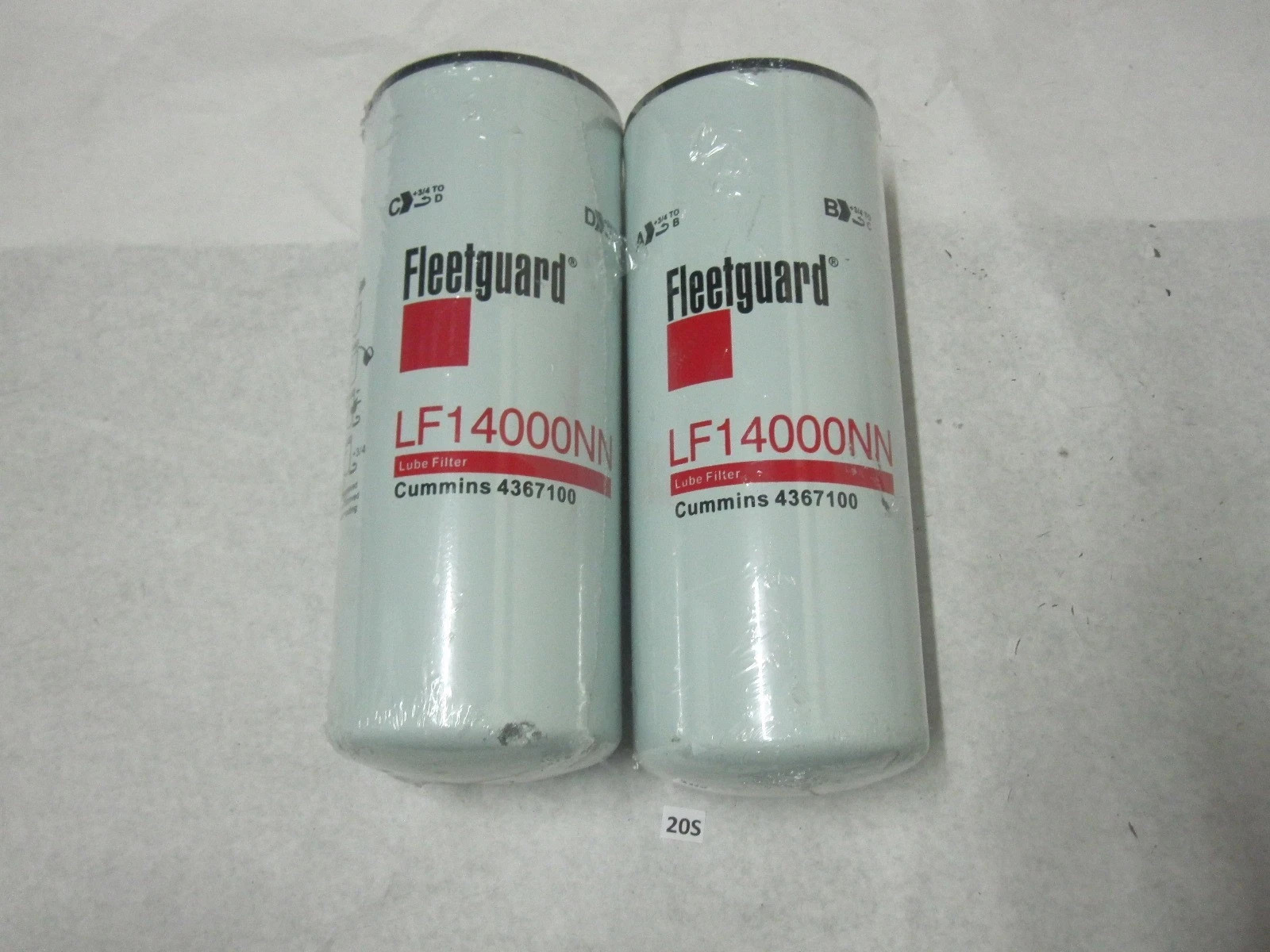 NEW 2Pcs Fleetguard LF14000NN Oil Filter Cummins ISX 4367100 OEM Free ...