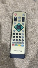 Akura Remote Control Gold Tan Black Buttons DTV VCR