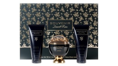 Afnan Souvenir Desert Rose Luxury Perfume Gift Set 3.4 Oz For Women