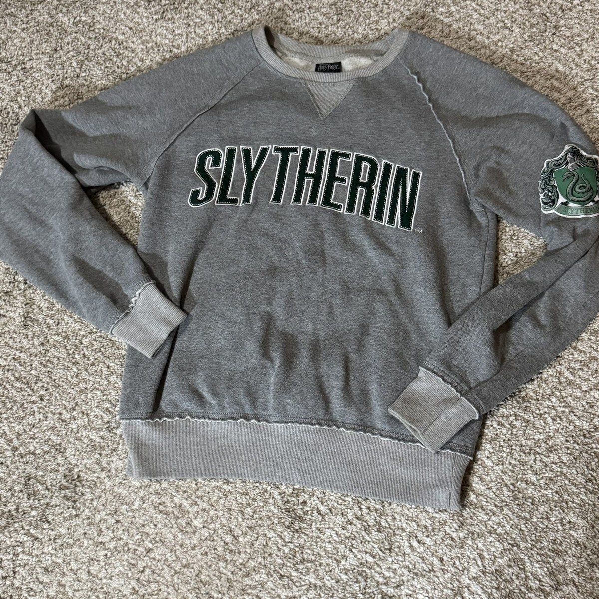 Harry Potter Slytherin Sweatshirt Men's Small Warner Bros Studio