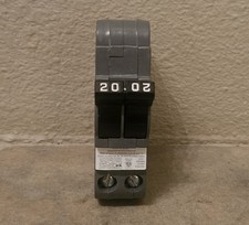 20/20 Amp Type UBIF Federal Pacific Two Pole Circuit Breaker used