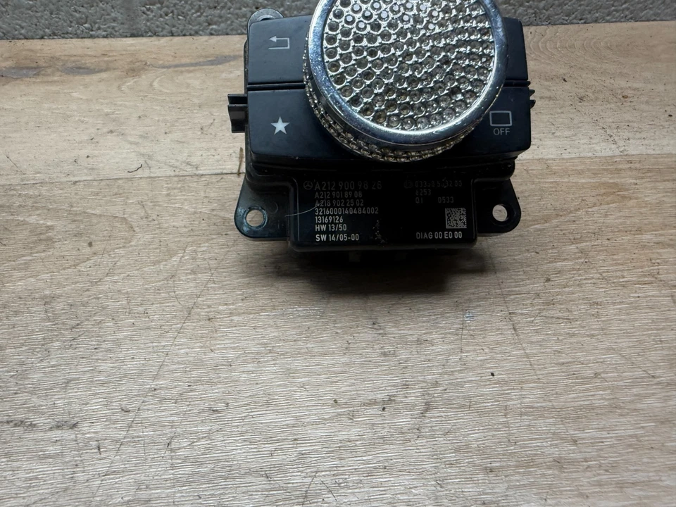 MERCEDES BENZ W207 E350 E550 10-17 CONSOLA CENTRAL MANDO MULTIMEDIA PERILLA INTERRUPTOR Foto 2 de 4