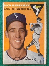 1954 Topps - Jack Harshman - #173 - Chicago White Sox - Rookie Card - VG. rookie card picture