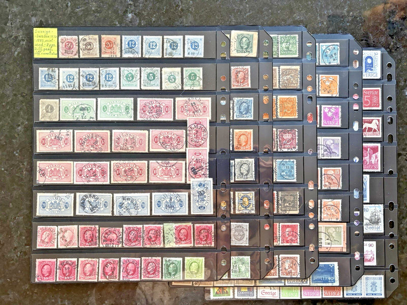 STAMPS = SWEDEN=SVERIGE=1872-1970=NICE CANCELLATION/DIFFERENT=MINT-USED=9p#04449