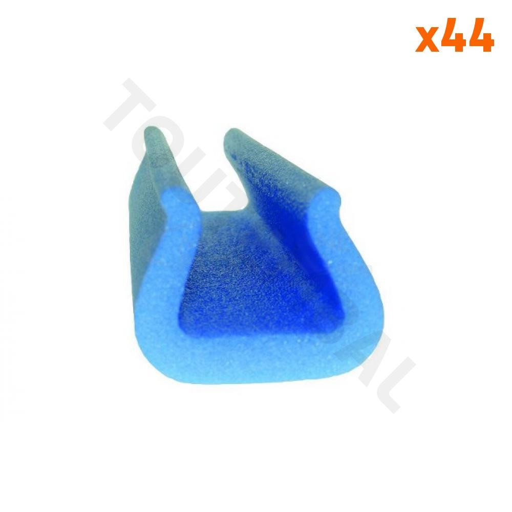 Profilé mousse en U absorbant de 120 mm pour une protection antichoc optimale