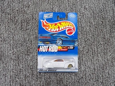 Hot Wheels 2000 Hot Rod Magazine Series #2 Tail Dragger White Diecast Car Mattel