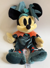 2023 Walt Disney Parks Happy Halloween Minnie Mouse Witch Plush Stuffed Animal,