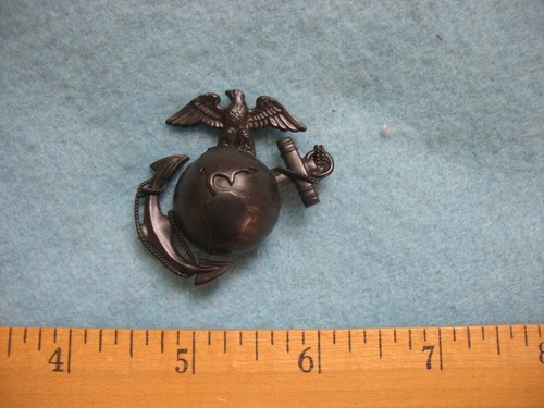 Post WWII 50s US Marine Corps Officer H&H full size Hat Eagle Globe Anchor EGA