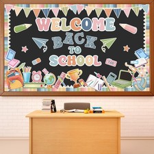 Boho Welcome Back to School Bulletin Board Set First Day of School Classroom ...
