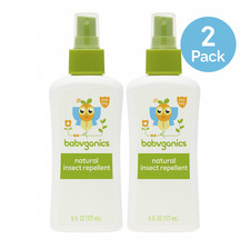Babyganics Natural Insect Repellent 6oz 2 Pack New