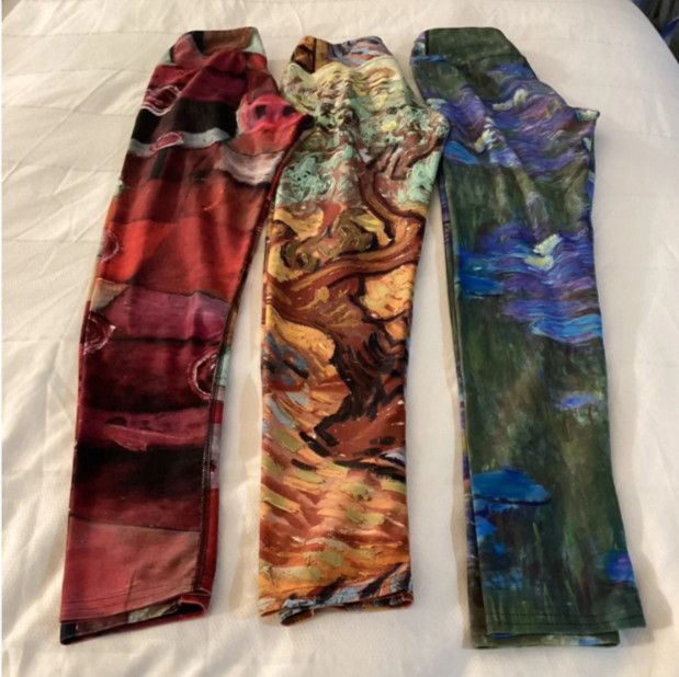 Rose+Gaia Three (3) Fine Art Leggings View 4