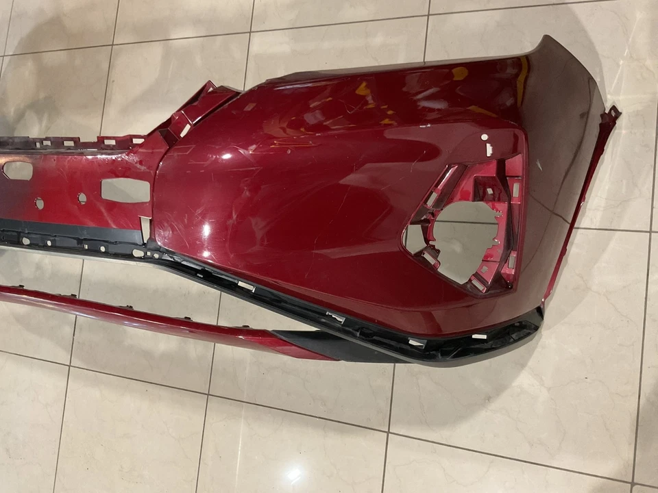 Front Bumper Cover Red 2019 2020 2021 2022 Nissan Murano S SL SV 62022+9UF0H OEM - Image 2 of 4