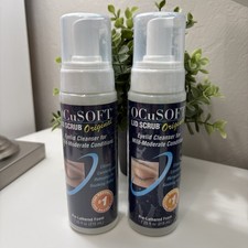Lot Of 2 Bottles OCuSOFT Lid Scrub Original Foaming Eyelid Cleanser 7.25 Ounces