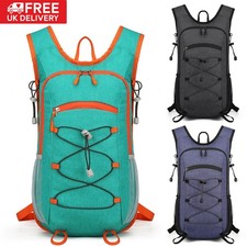 Men Women Sports Backpack Cycling Running Hydration Rucksack Hiking Marathon UK