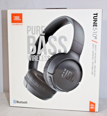 JBL Tune 510BT Wireless Bluetooth On-Ear Headphones Black JBLT510BT
