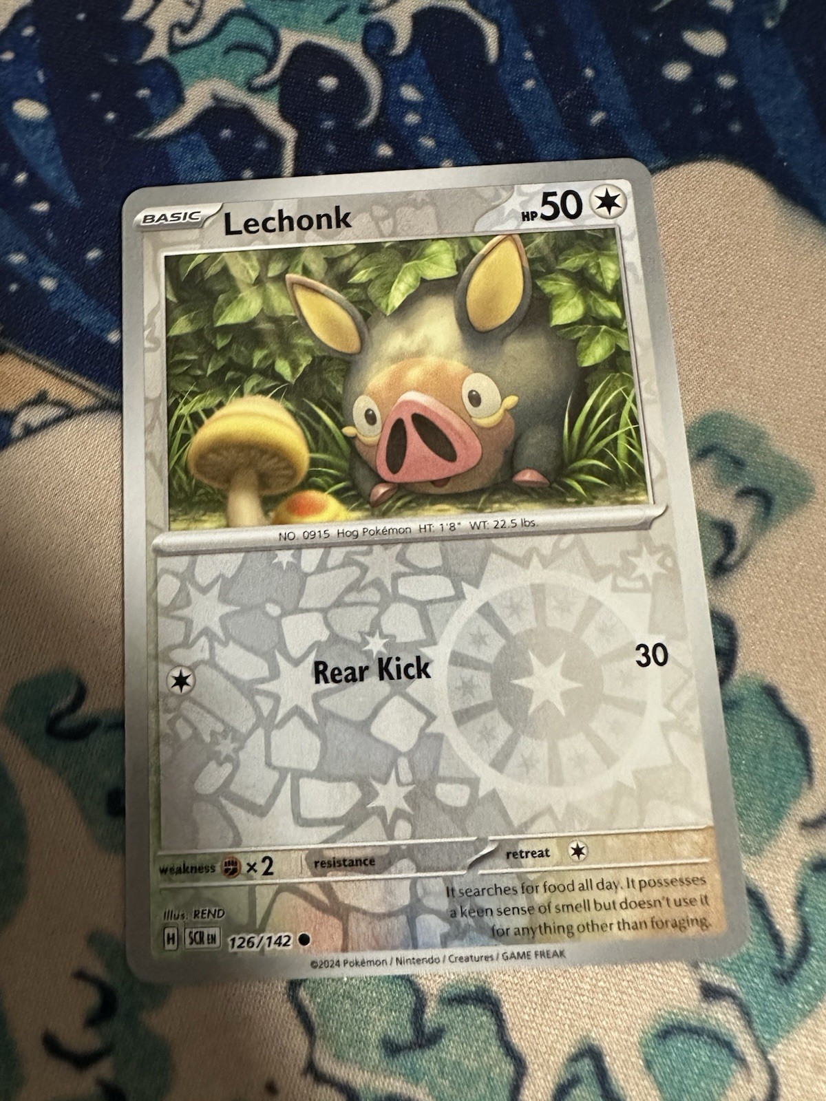 Pokemon TCG: Lechonk 126/142 REVERSE Holo - Stellar Crown NM