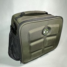 Paquete de seis fiambreras refrigeradoras aisladas verde oliva bolsa The Cube Fitness Innovator