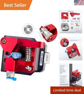 All-Metal Dual Gear Extruder for Ender & CR Series - Stability & Precision