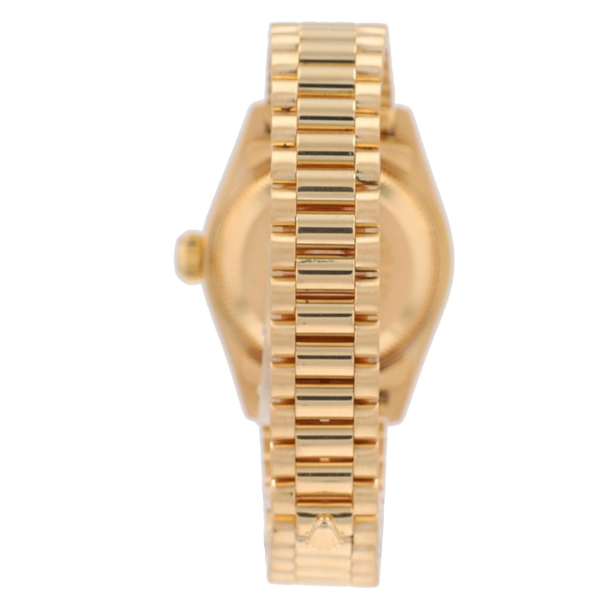 Rolex Ladies Datejust 69178 18KY Solid Gold Red Vignette Diamond