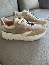 Zara Damen Sneaker Sportschuh Beige/Rosa EU 4...