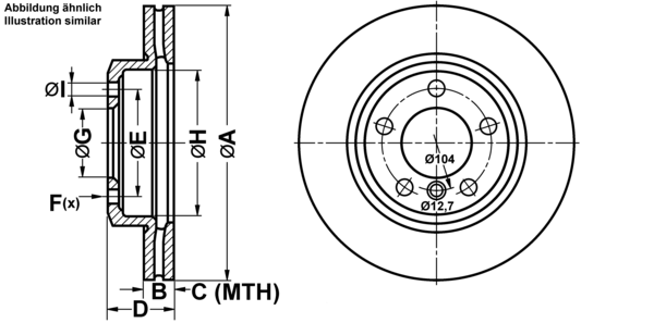 ATE Bremsscheiben Ø300Mm + BremsbelÄGe Vorne FÜR BMW 3 E46 3 Touring E46 Z4 E85-image