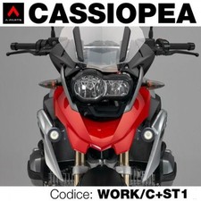 Kit 2 faretti a led vetro trasparente con staffe per BMW R1200 GS 2013>