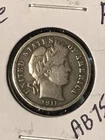 1911 Barber Dime   Gorgeous Coin