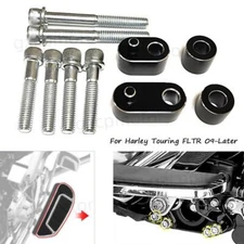 3/4" Driver Floorboard Spacer Extension Kit Fit For Harley Touring FLTR 09-UP