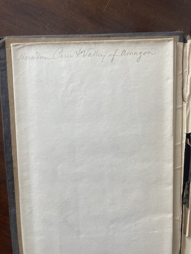 Maps Herndon's Report Valley Amazon Fold Out Spanish Peru Book Map 1800s Vintage - Picture 15 of 17