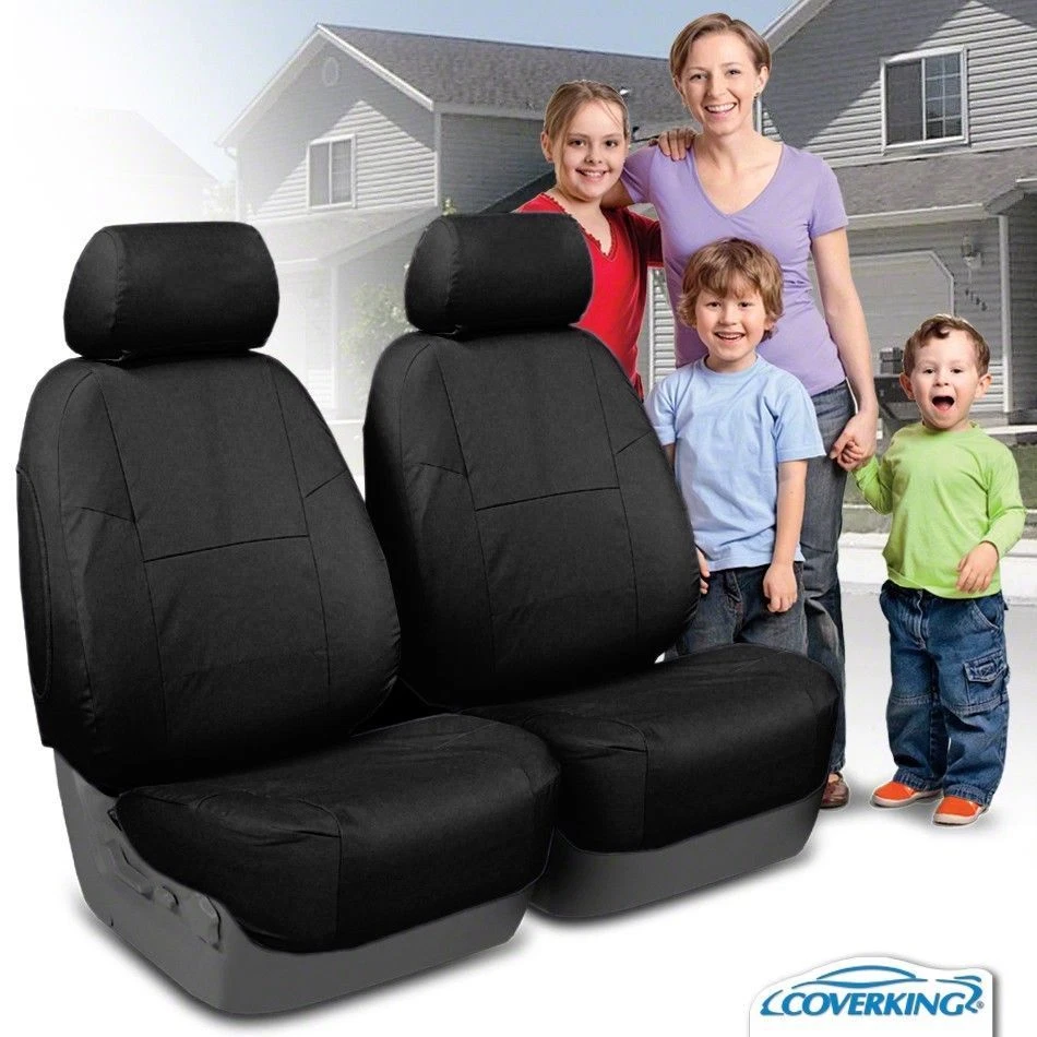 Coverking Polycotton Drill Front Custom Seat Covers for Ford Escape - Image 4 of 4
