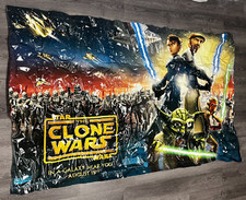 Star Wars The Clone Wars Trailer Canvas Poste...