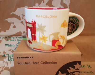 Starbucks Coffee Mug BARCELONA/Spain, you are here Serie, neu in OVP-Geschenkbox