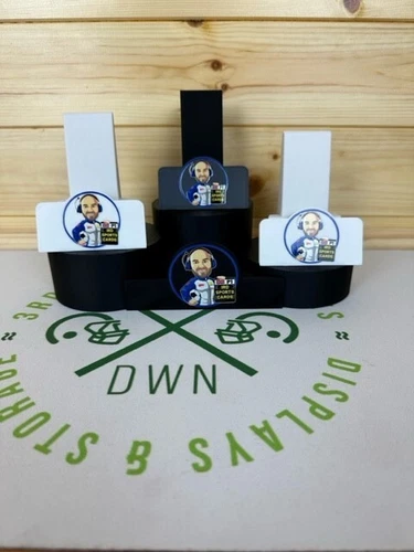 Personalised Custom Podium Card Display Stand - Display for Collectible Cards