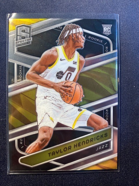 2023 Spectra #174 Taylor Hendricks Rookie RC Utah Jazz