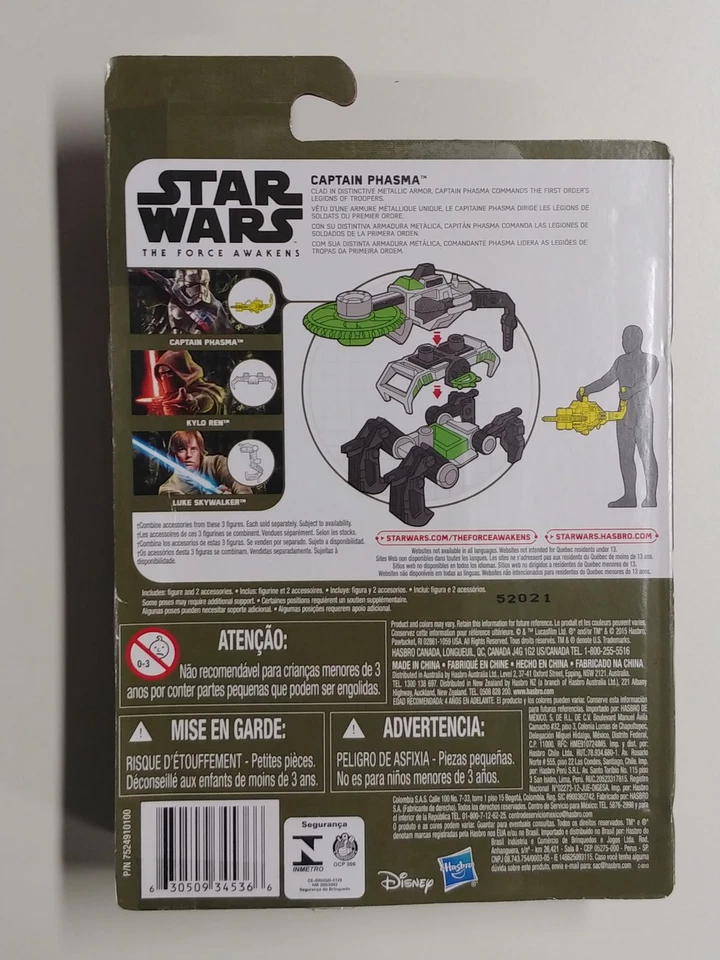 STAR WARS CAPITÁN PHASMA FORCE DESPIERTA 3,75 PULGADAS  Foto 2 de 2