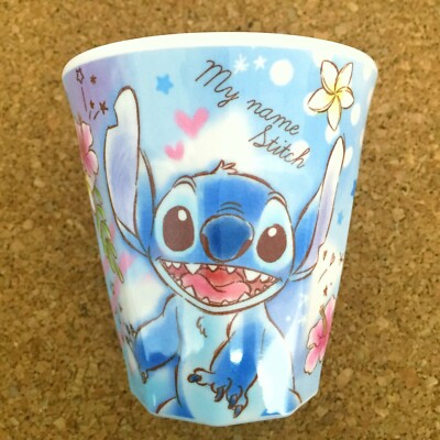 Disney Stitch Plastic Melamine Cup Fun time design Cute Drink Cute New Japan